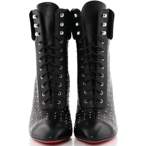 CHRISTIAN LOUBOUTIN Dakita 100 Studded Booties Ankle Boots & Booties